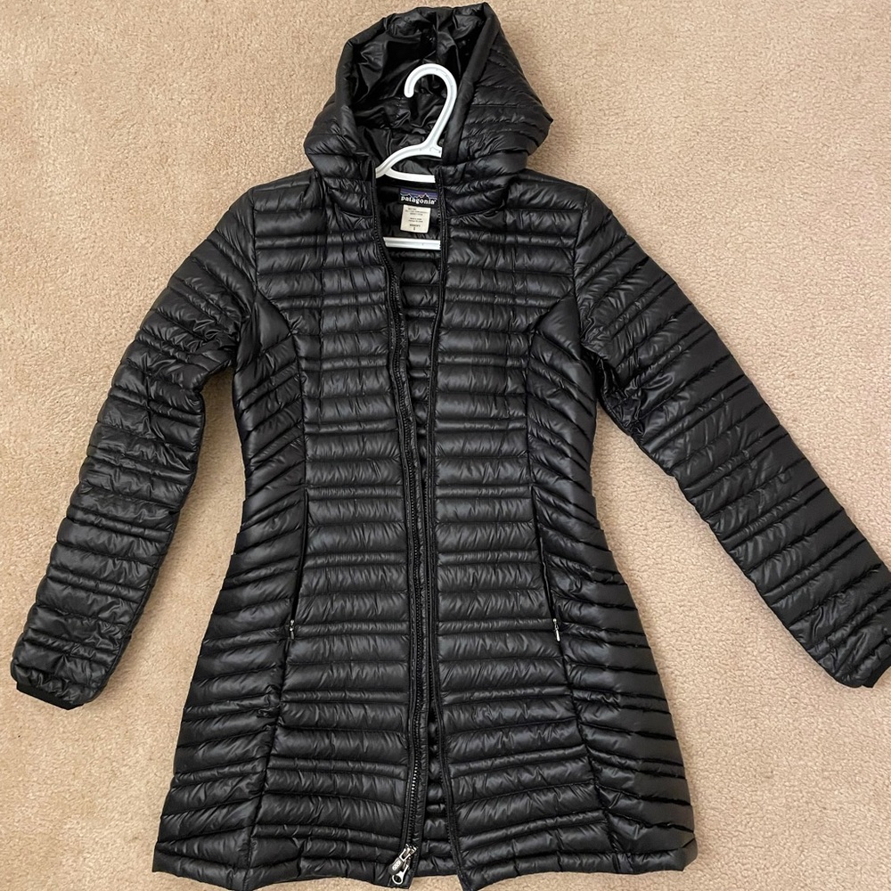 Patagonia lightweight packable puffer jacket.